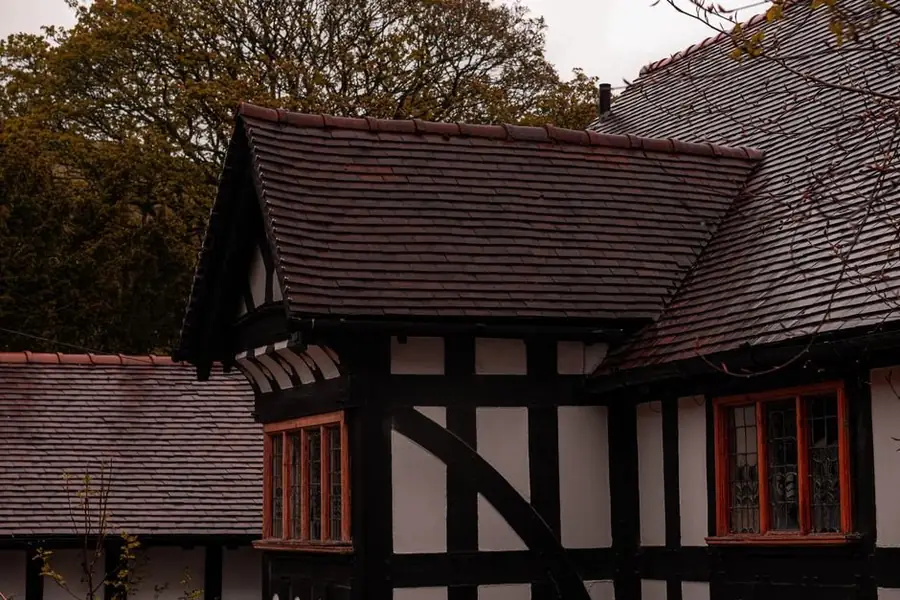 Tiled roof where a gable meets the main slope in a valley, a common leak point on older Southport houses