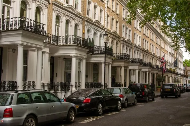 Bay-fronted Victorian terraced houses of the kind that line Waterloo and Crosby's older streets